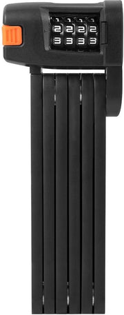 Combinazione Vouwslot per Bicicletta - Opvougbile e Compatta - Nero - Codice a 4 cifre - Ideale per Biciclette e Scooter