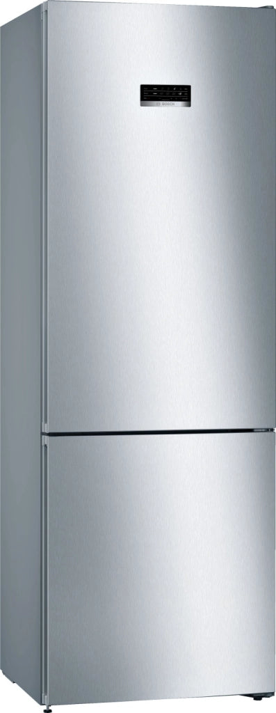 Bosch serie 4 kgn49xlea frigorifero combinato da libera installazione 203 x 70 cm metal look classe e
