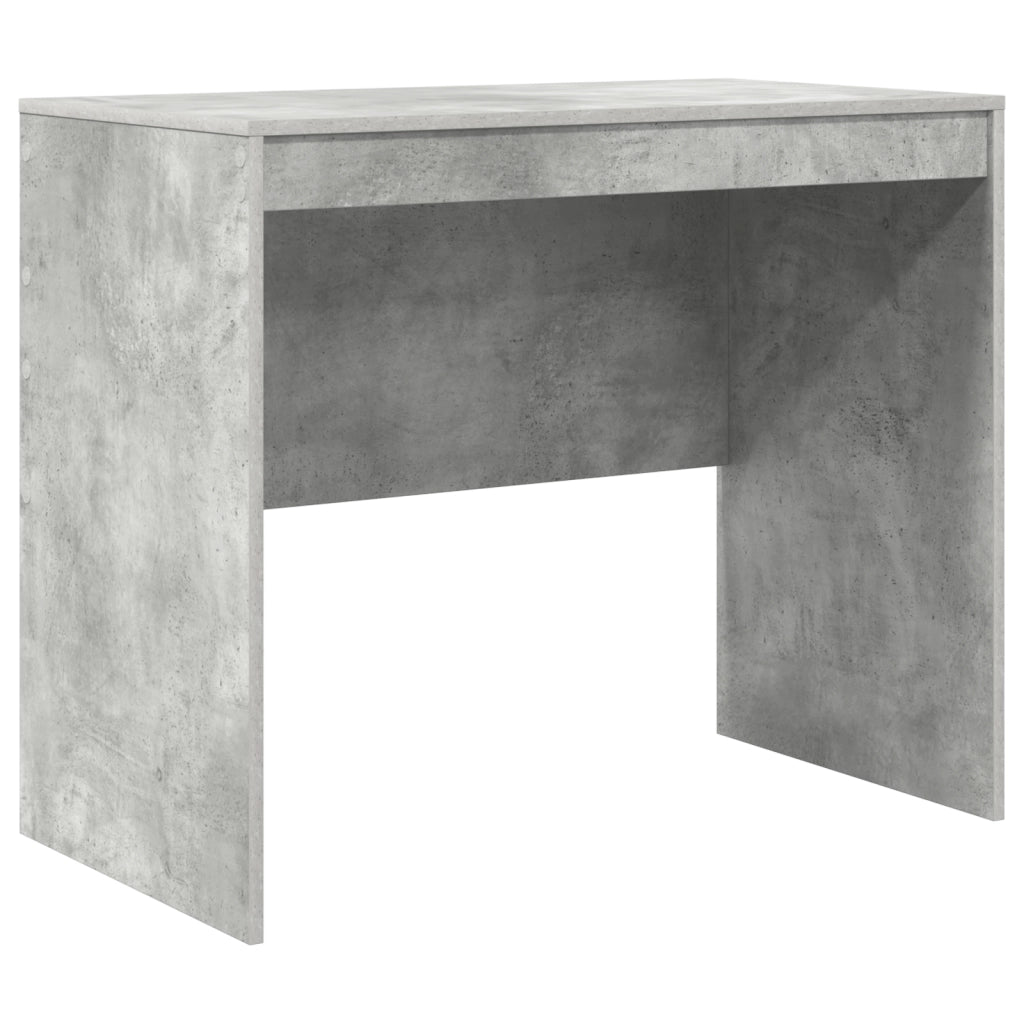 Scrivania con Storage Grigio Cemento Legno Ingegnerizzato