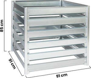 MODULO DI ESTENSIONE Timbela M800A Compostiera da giardino - 91 x 91 x H85 cm 