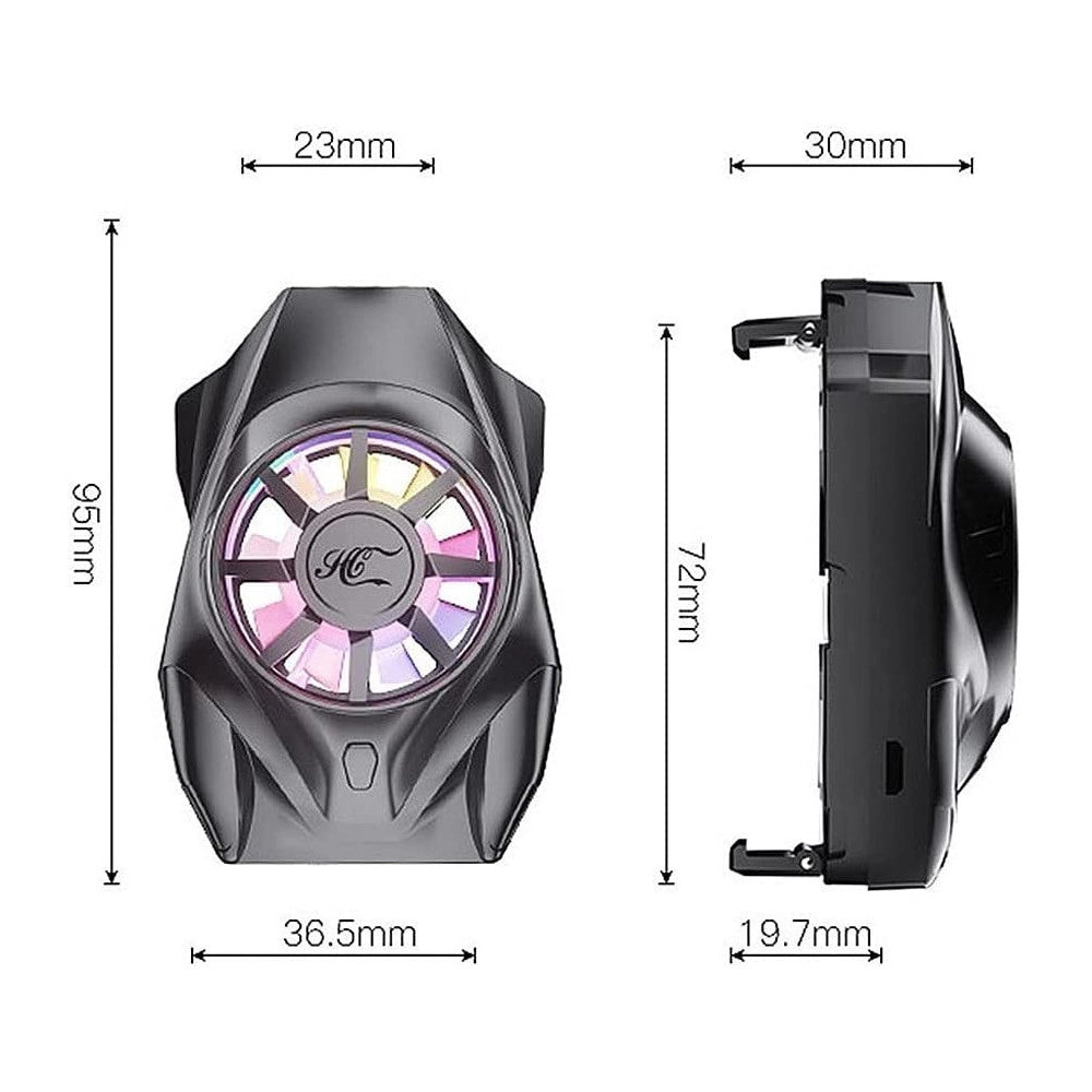 Trade Shop - Radiatore Di Raffreddamento Veloce Facile Del Telefono Cellulare Ventola Q-cl9 -