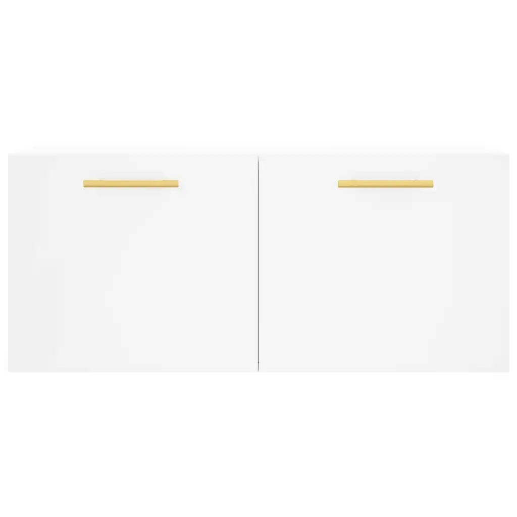 Mobile a Parete Bianco 80x36,5x35 cm in Legno Multistrato 830060