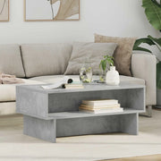 Tavolino da salotto Grigio cemento 80 x 46 x 35 cm 8000223