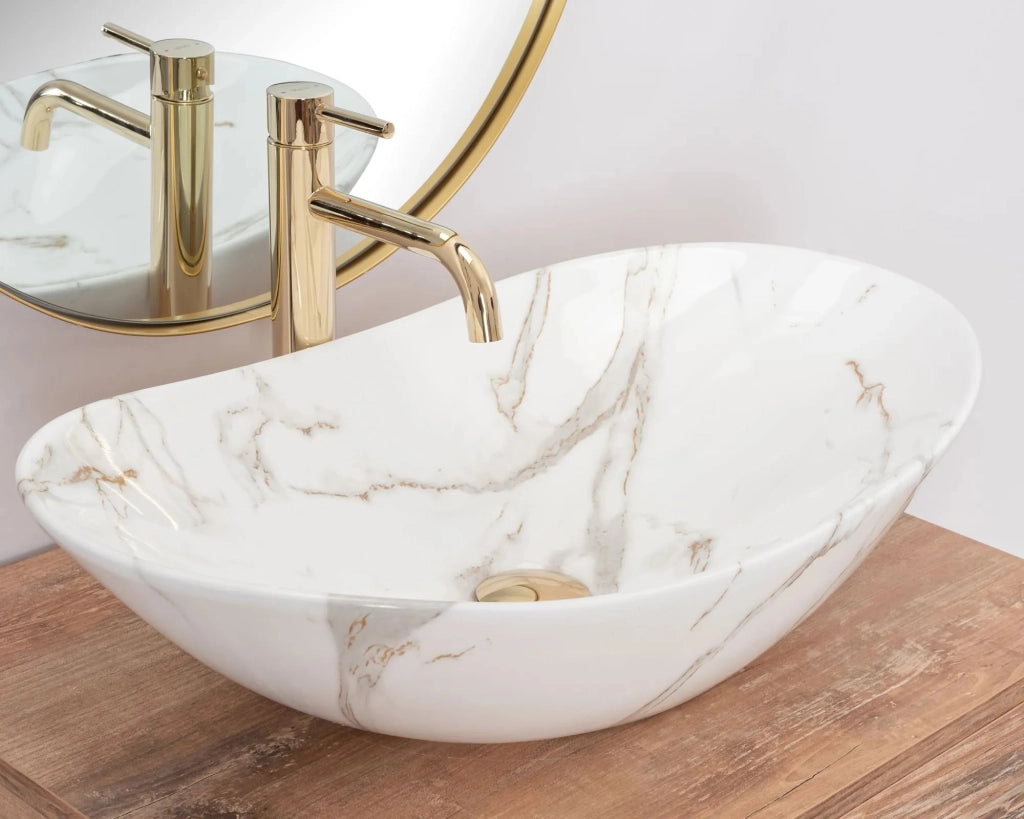 Lavabo Da Appoggio Rea Royal Shiny Aiax