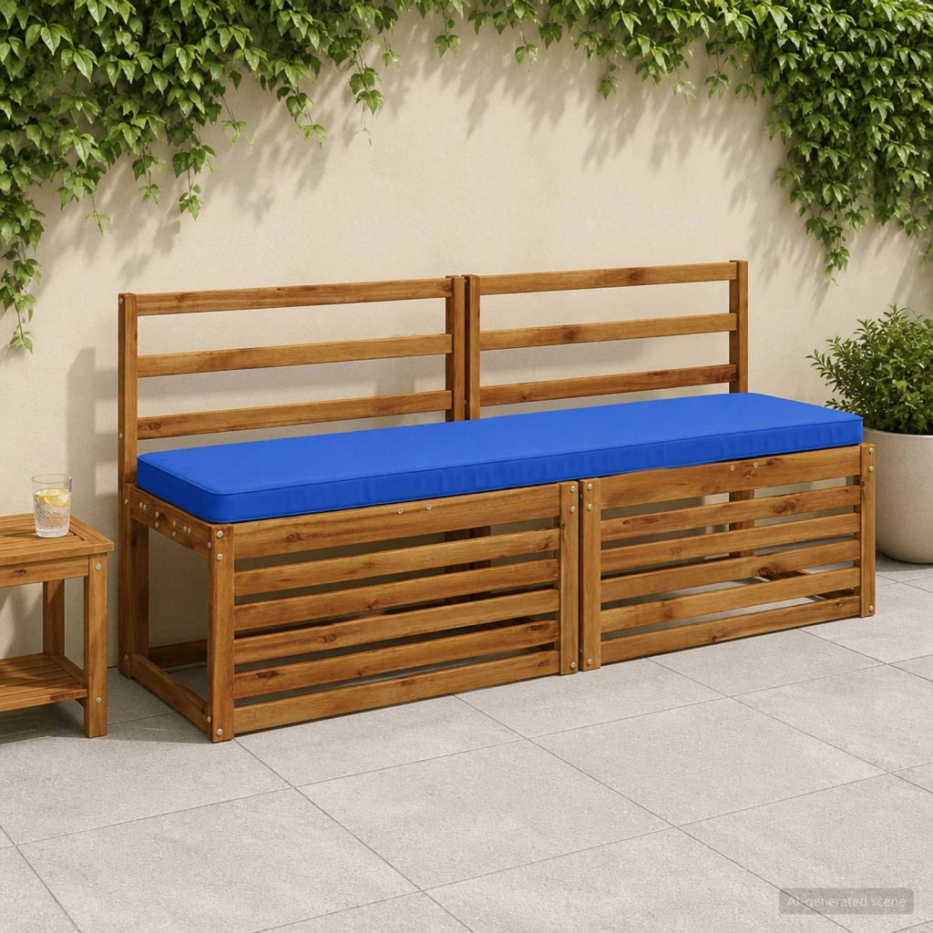 Cuscini per Panchina a 2 Pezzi VUGHT 2 pz 100% Poliestere 951317