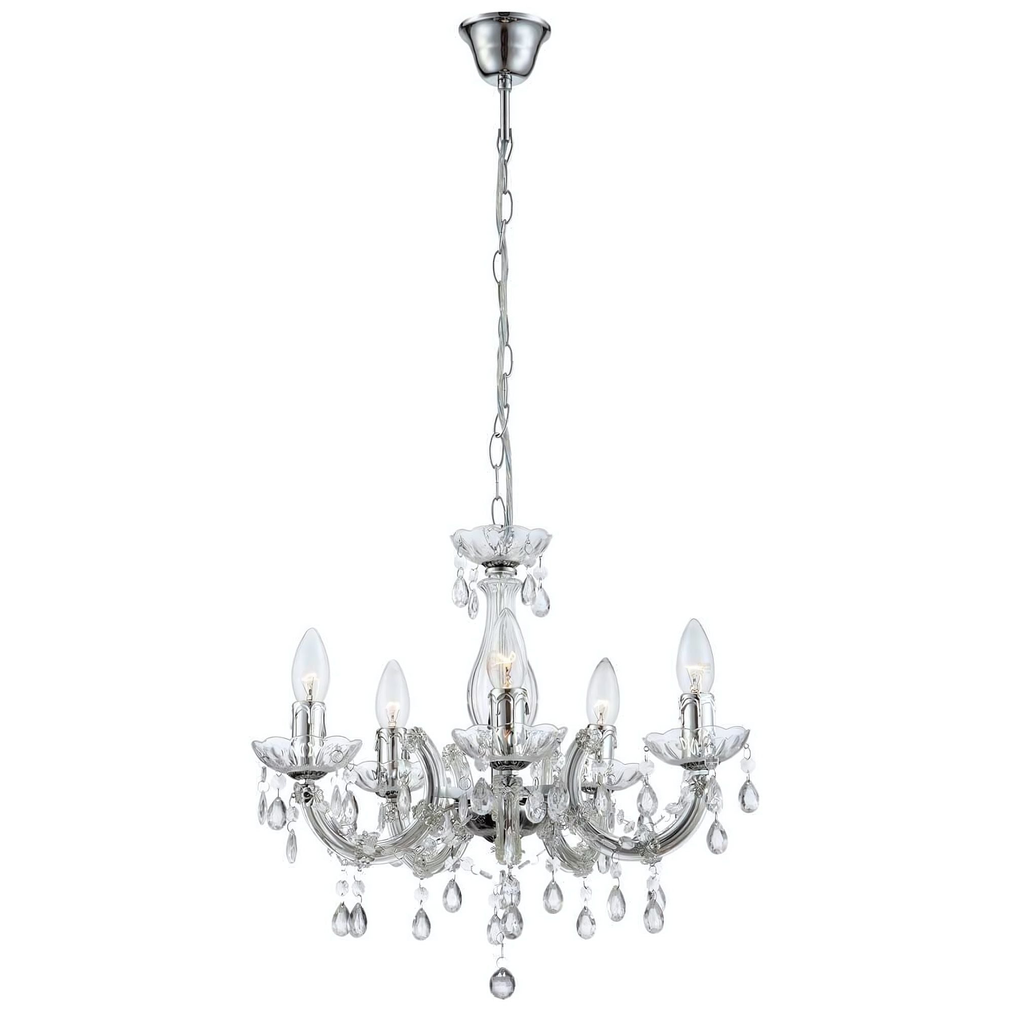 Lampada Da Soffitto Ebt001-5cp Transparent