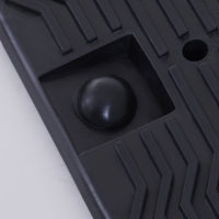 Set 2 Rampe per Auto Max 5 Tonnellate 91x30x21 cm in Plastica Neri