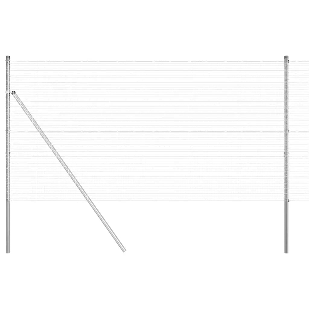 Palo della recinzione Argento 50 x 1,2 m (rete 19 x 19 mm)