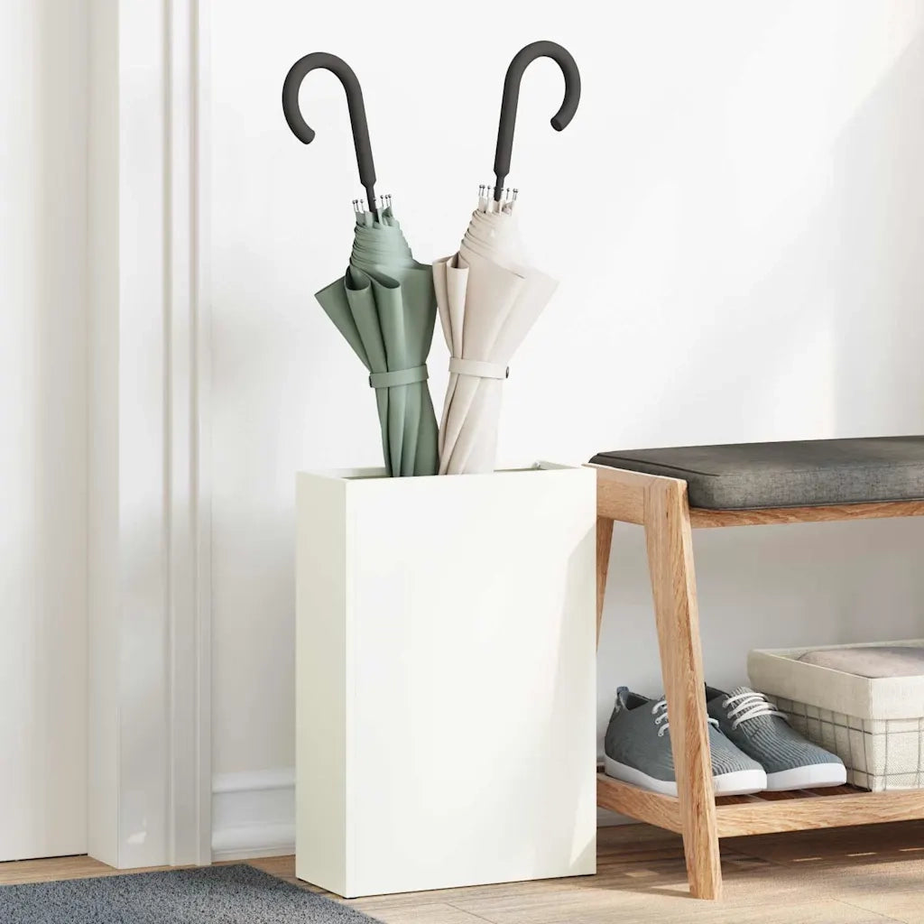 Supporto per Ombrellone Bianco 28 x 12 x 41 cm Acciaio CFW6155971