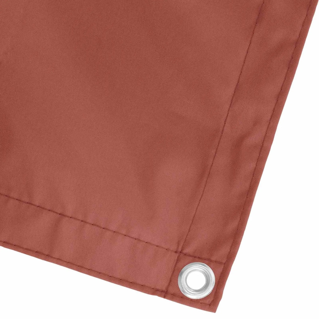 Schermo da balcone Terracotta 100 x 800 cm Tessuto Oxford