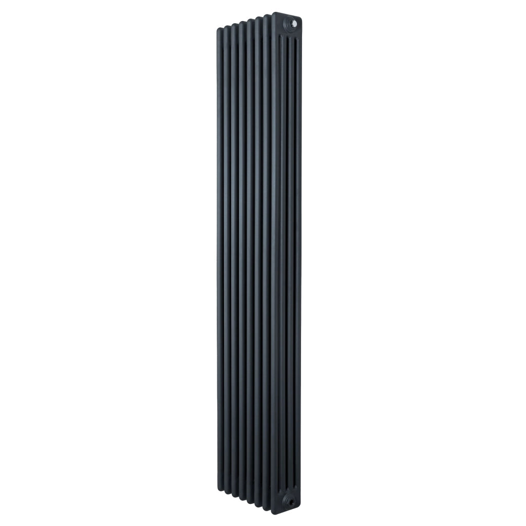 Radiatore Tradizionale 4 Colonne Verticale Riscaldamento Antracite 1800x380 mm