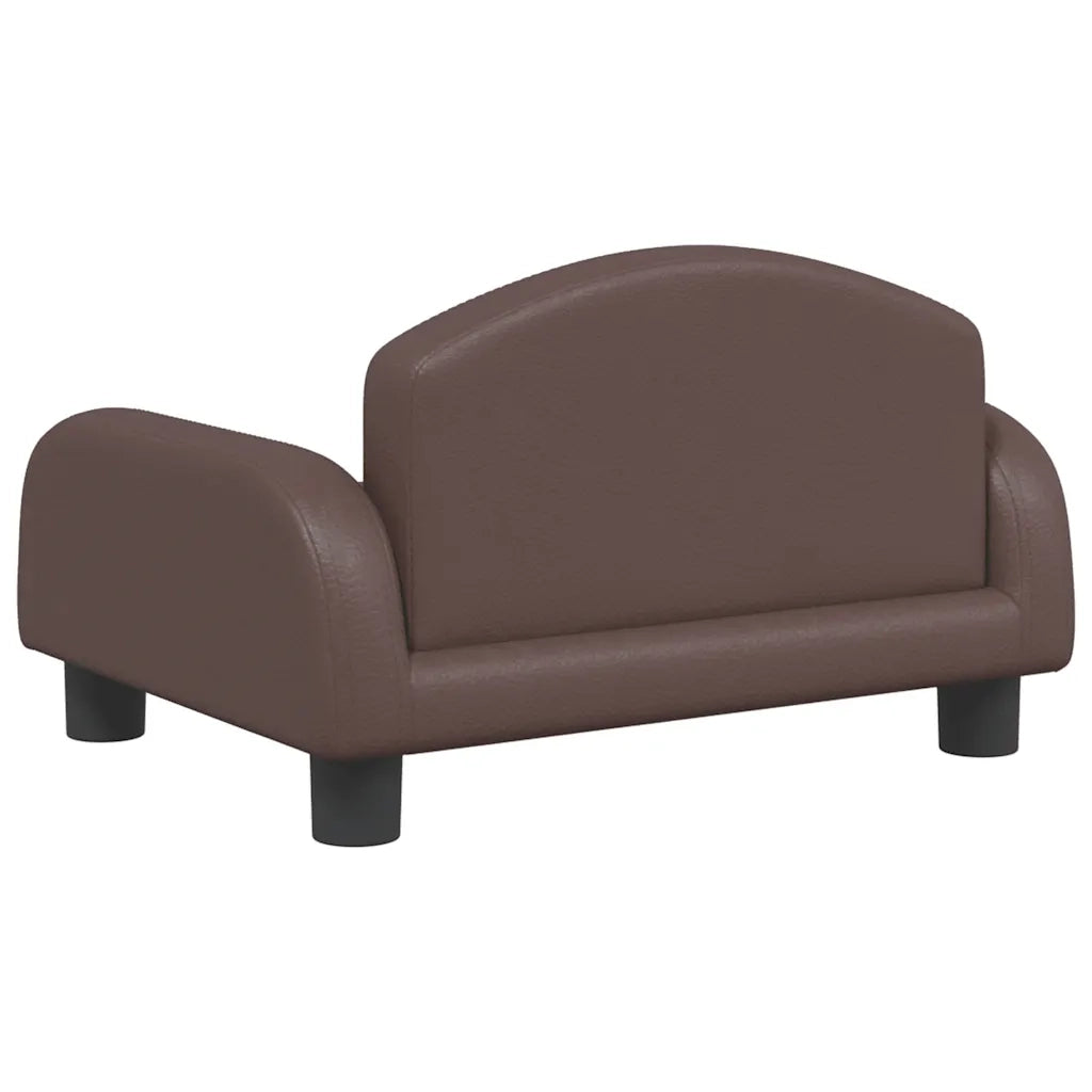 Lettino per Cani Marrone 50x40x30 cm in Similpelle CFW3116393