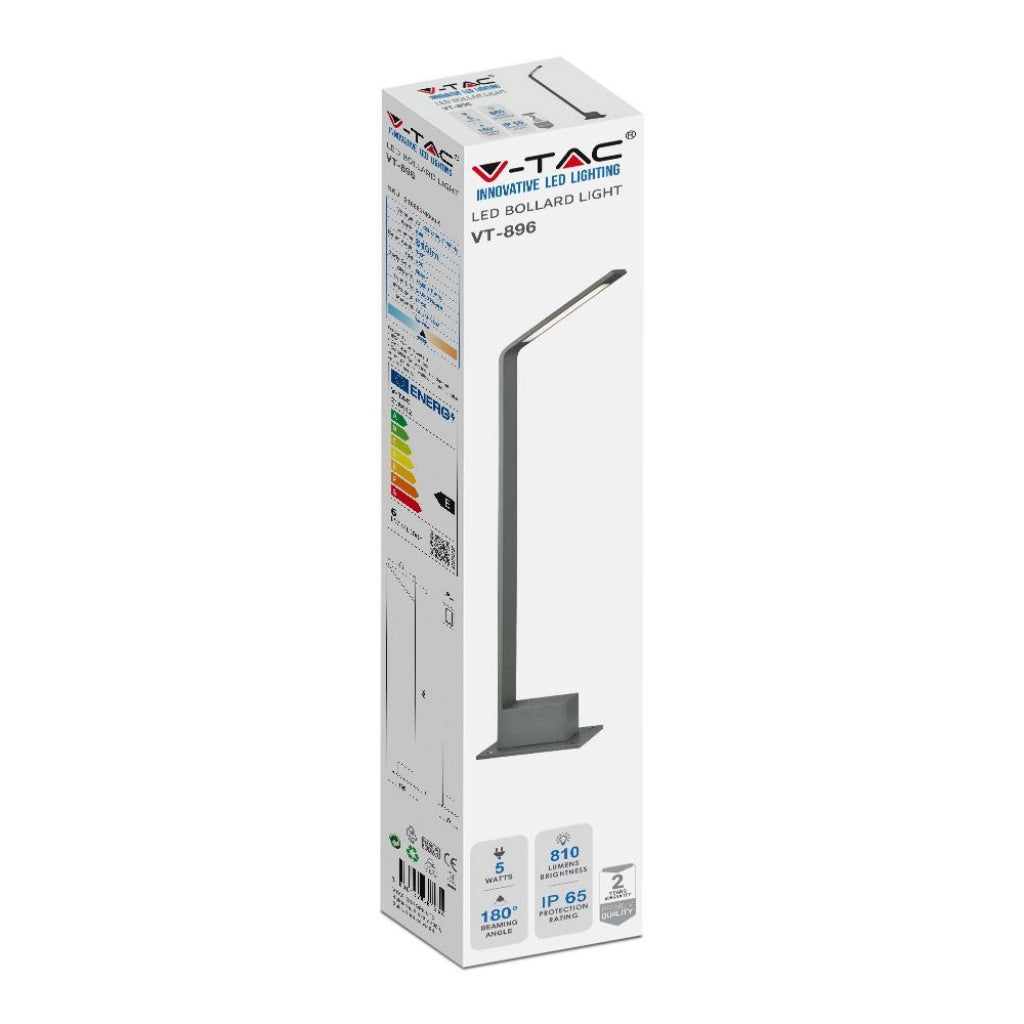 Luce lampione da esterno da giardino LED da 5W Black Body 4000K IP54