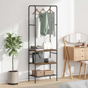 Stendibiancheria con lo scaffale Legno vecchio 60 x 30 x 171 cm 868461