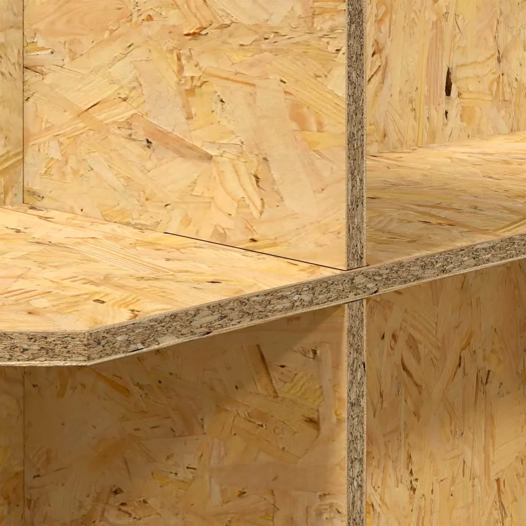 Base per Terrario con lo scaffale Marrone 80 x 40 x 50 cm OSB CFW3321367