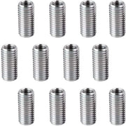 Set di allungatori a vite M6 su M8, 12 pezzi, acciaio inossidabile, kit di riparazione con allungatore di vite.