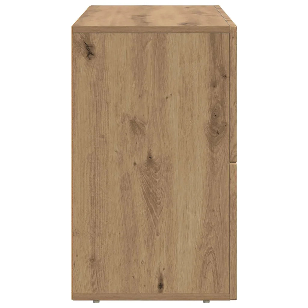 Credenza Rovere artigianale 80.5 x 35 x 59 cm Legno multistrato