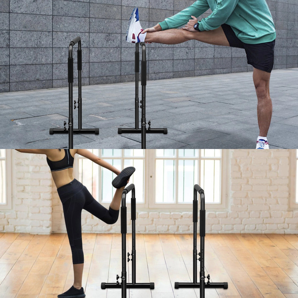 Stazione barre per dip regolabile ¨C Minimal ¨C Resistente, per allenamento casa