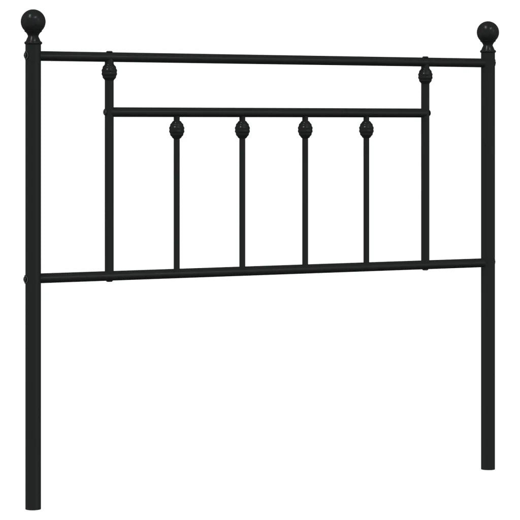 Testiera di Ricambio in Metallo Nero 107 cm 353567