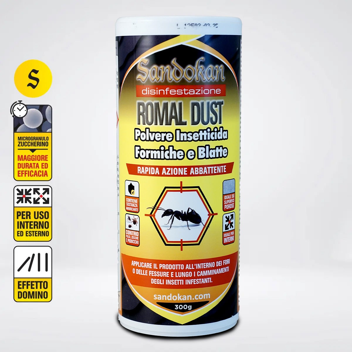 Insetticida Granulare per formiche 300 Gr.  Polvere Zuccherina