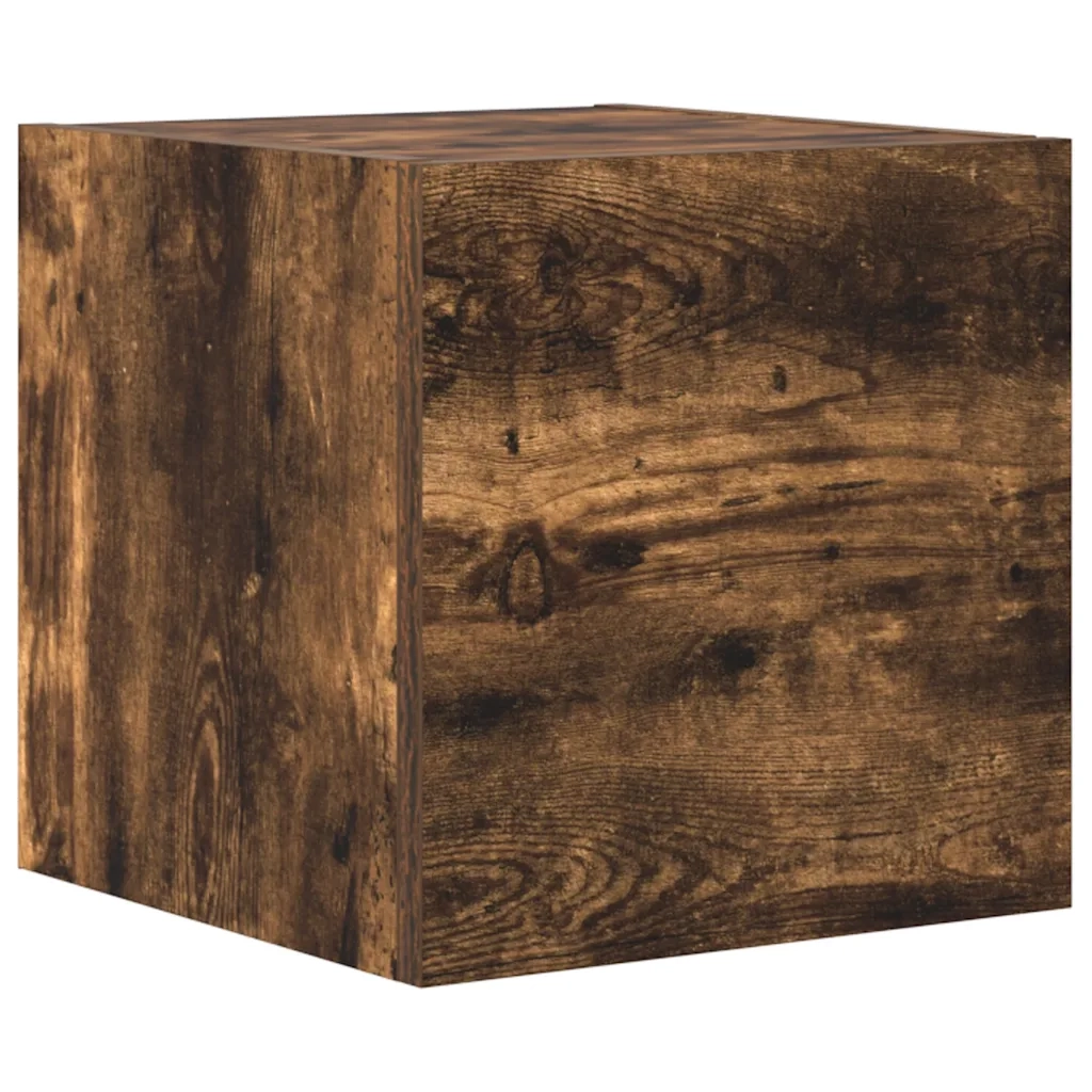 Set Mobili Porta TV 3 pz | Armadietto TV | Mobile Porta TV Rovere Fumo in Legno Multistrato
