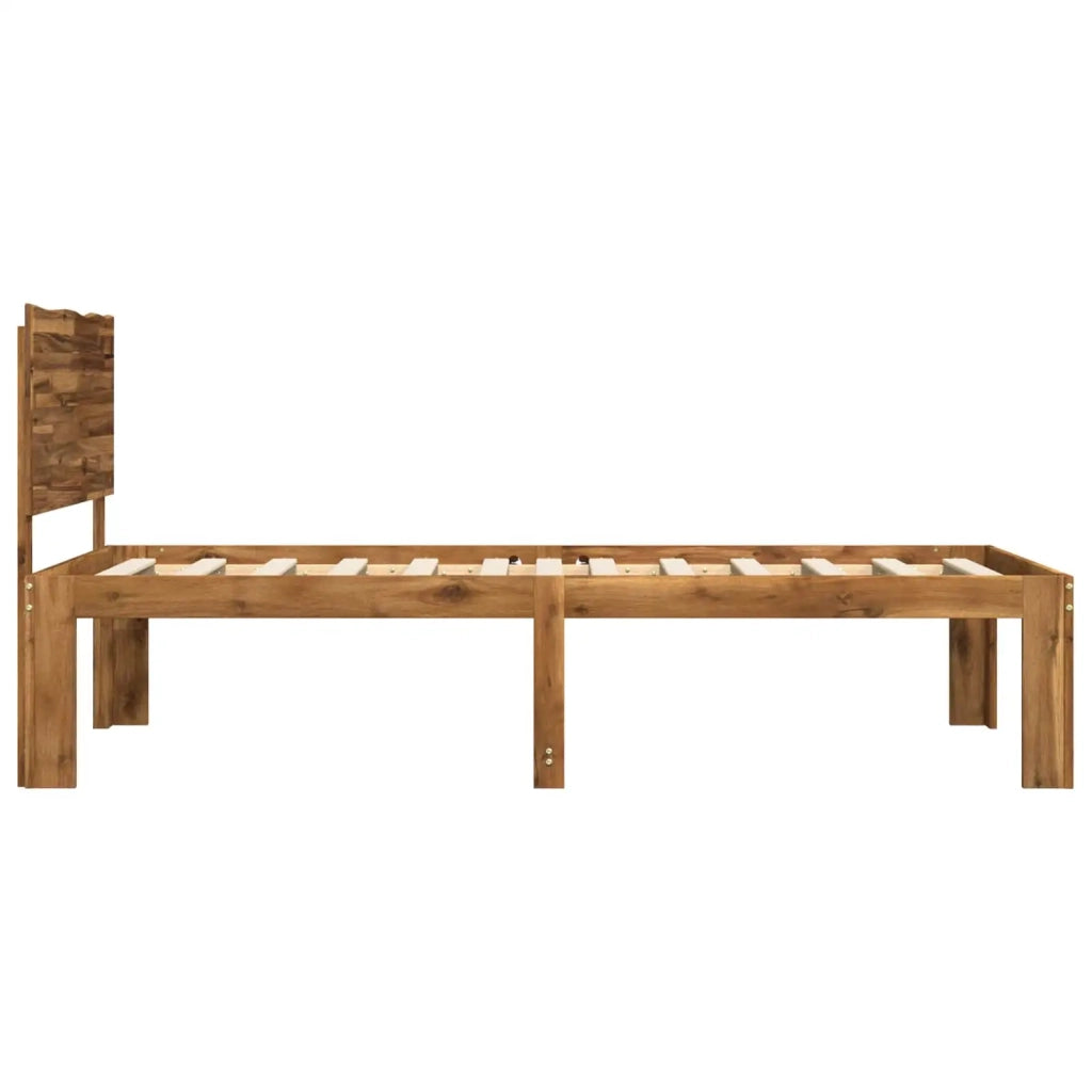 Letto Singolo con Testiera ROSTOCK Naturale 75 x 190 cm 903438