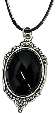 Pendente con Catena Regolabile - Stile Vintage/Relief - Piatto Ovale - Stile Gotico/Punk - Accessori per Uomo/Donna - Materiale Ipoadregegato - Accessorio da Collo