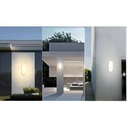 Trade Shop - Applique Muro Led 18w Plafoniera Giardino Tartaruga Ip65 6500k 3000k 4000k Es51 -
