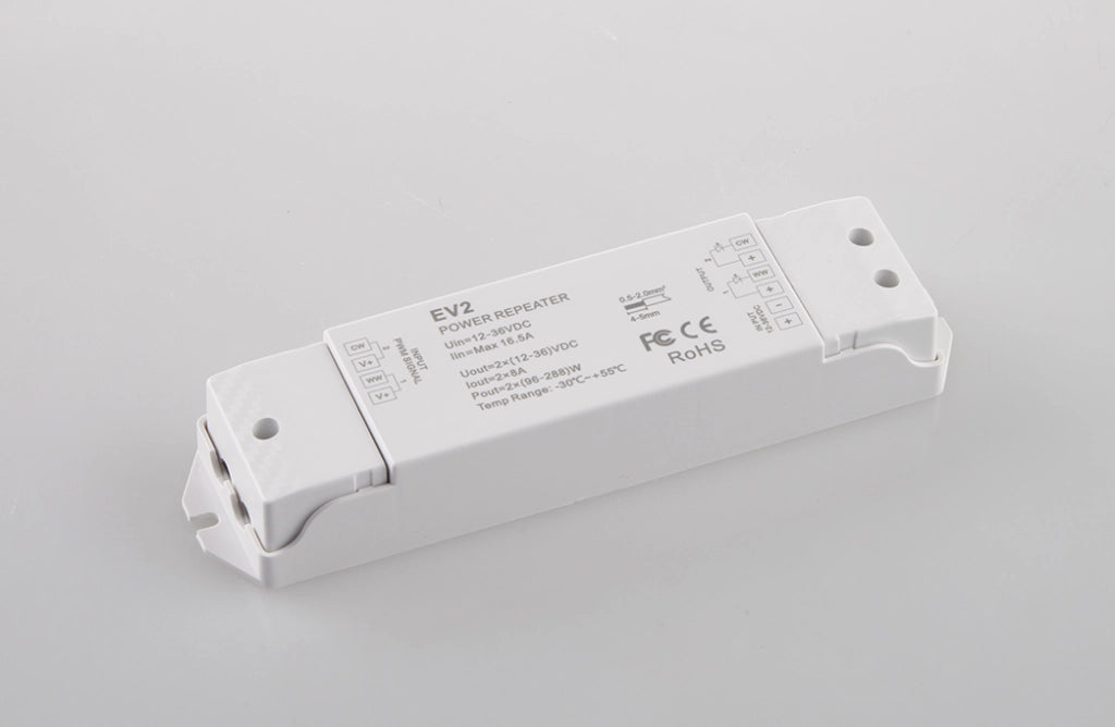 AMPLIFICATORE DI POTENZA 2 CANALI INPUT 16.5A 12-36VDC OUTPUT 2CH;8A E  CH 12 E 36V MAX 16A 17,5X4,5X2,7