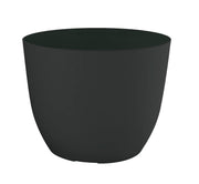 Nicoli vaso rotondo a ciotola Conca Pure in polipropilene, dimensioni diametro cm 38x30h, capacità 26 litri, per interno ed esterno