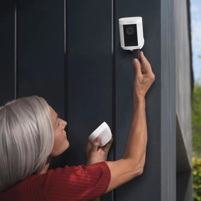 Telecamera di sorveglianza - RING - Spotlight Pro Batteria - Bianco - EU