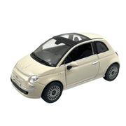 Fiat Nuova 500 , Veicolo scala 1:24 Colore bianco, Newray, Eta 5+