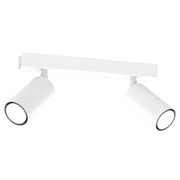 Plafoniera Milagro Hudson bianca 2xGU10 metallo MLP8802