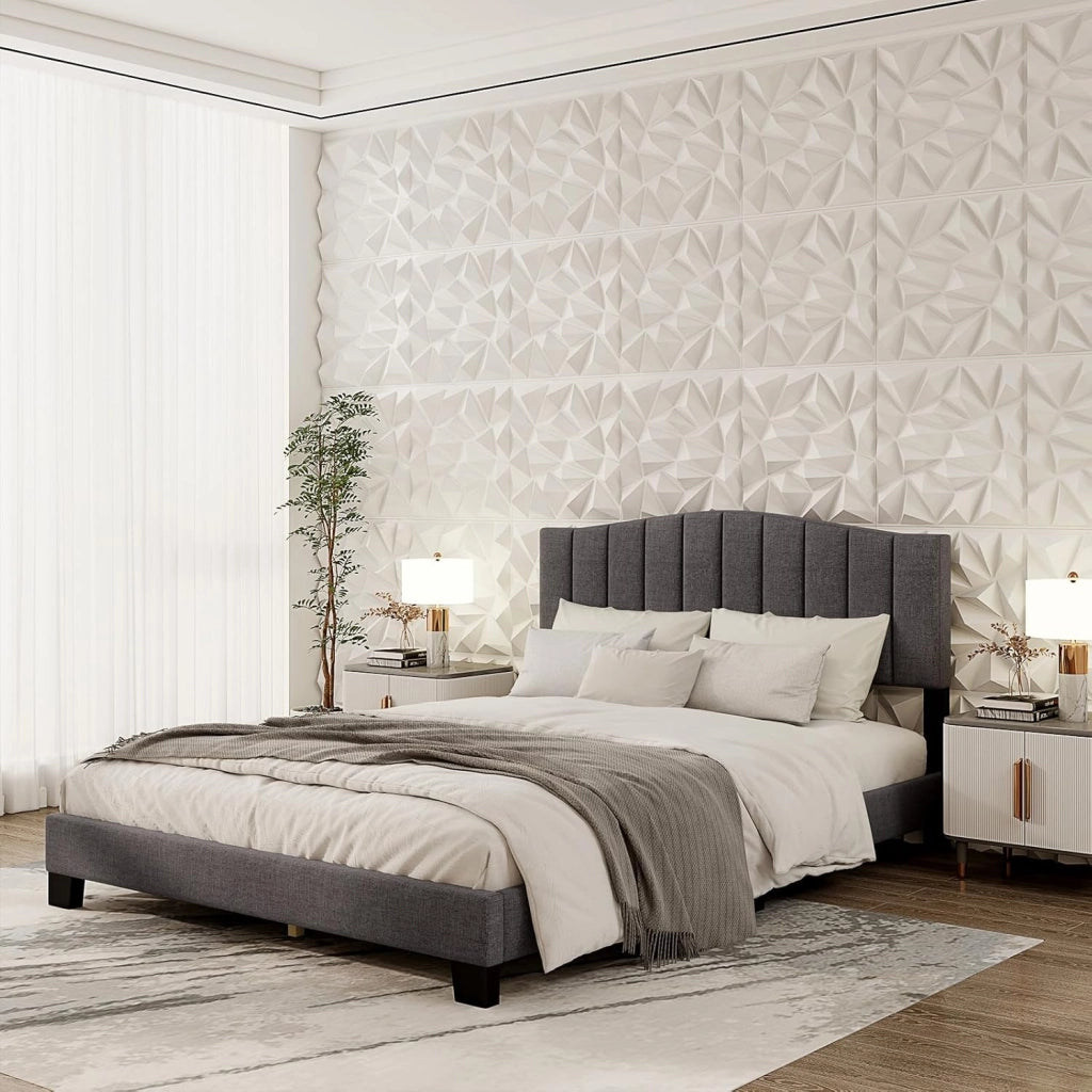 40 pannelli da parete 3D diamantati, 50 x 50 cm, rivestimento da parete 3D, pannelli da parete in PVC impermeabile, pannelli da soffitto quadrati, decorazione da parete per interni 10 m²