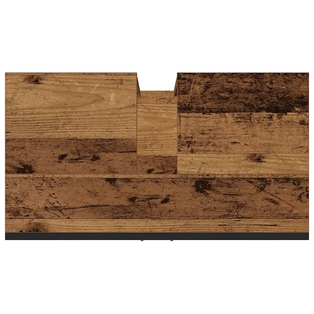 Mobile Sottolavabo-Armadietto da bagno Legno Antico 60x30x60 cm Legno Multistrato