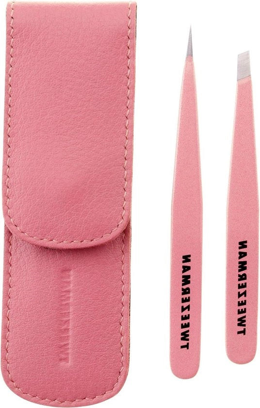 Set di Pinzette Teatrali con Motivo di Fiore Rosa