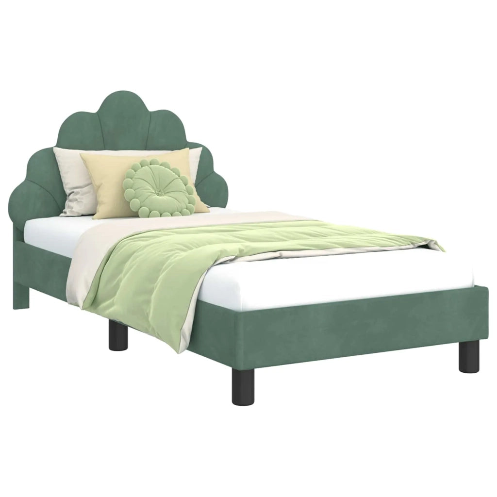 Struttura letto bambini con testata-Giroletto per bambini Verde Mare 80 x 160 cm 459632