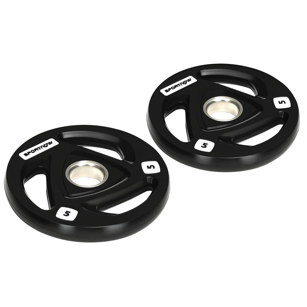Disco Pesi Olimpico 5 kg ¨C Zephmum ¨C Nero ?24x3,5 cm