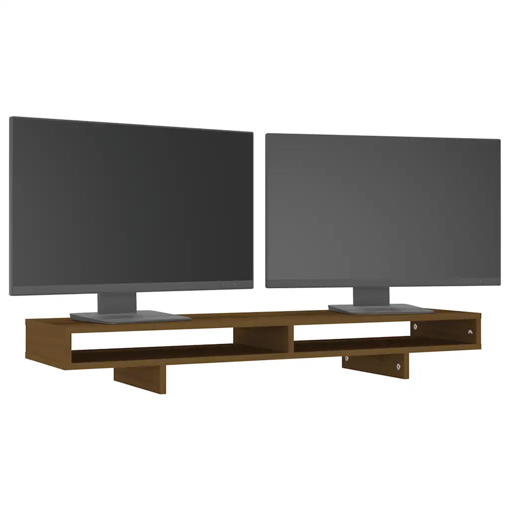 Supporto per Monitor Miele 100x27x14 cm Legno Massello di Pino cod mxl 61211
