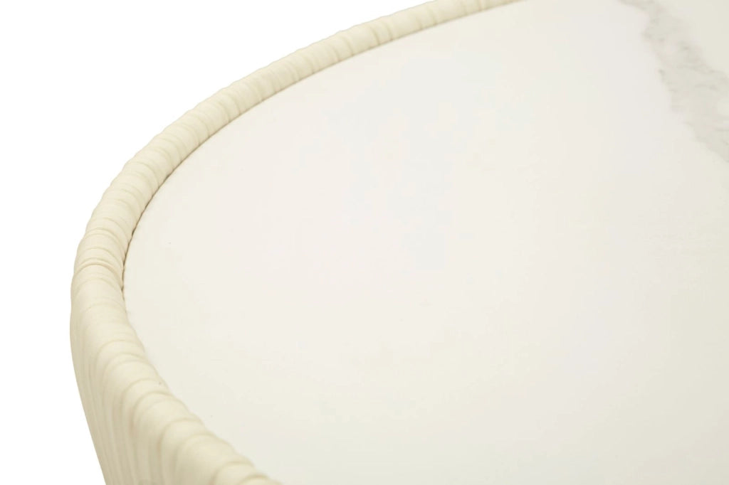 Tavolino Da Caffè Elge Cm Ø 71X38 Design Elegante