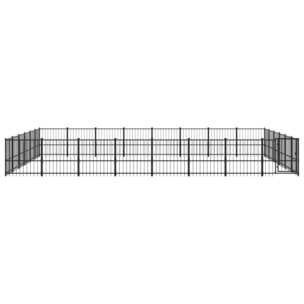 Gabbia per Cani da Esterno in Acciaio 45,16 m² 3124645