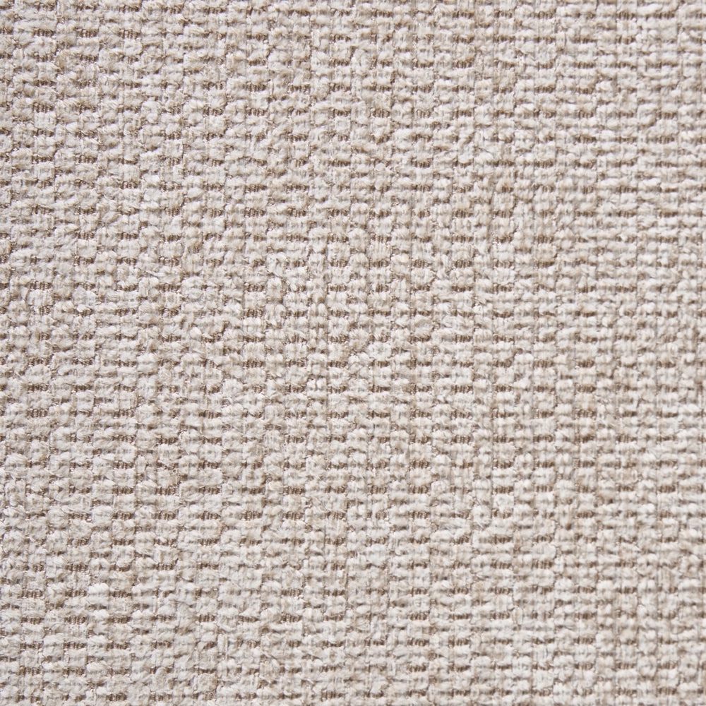 Set di 2 sedie da pranzo girevoli Rivestimento in tessuto beige chiaro Base con gambe in legno girevoli in metallo