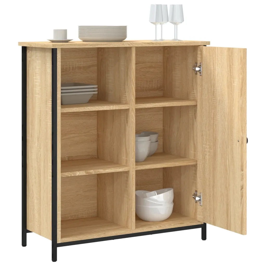 Credenza Rovere Sonoma 70x30x80 cm in Legno Multistrato 835495