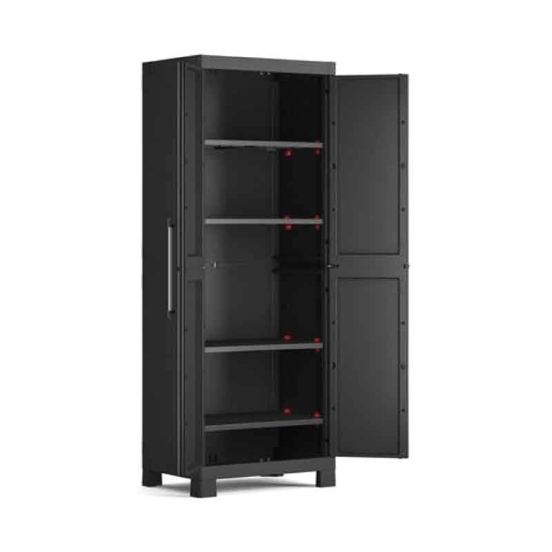 Armadio Keter Detroit alto nero cm 65x45x182 h
