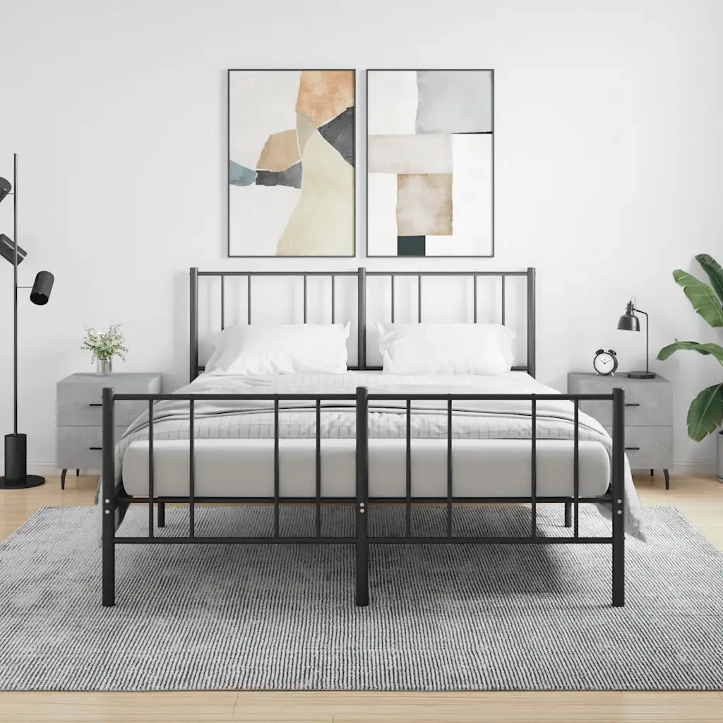 Comodini 2 pz-Set di 2 Tavolino da notte Grigio Cemento 40x35x47,5 cm in Legno Multistrato 763860