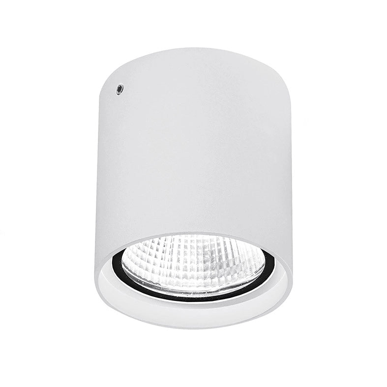 KUBA Downlight a Plafone Tondo Bianco 20W LED 3000K IP65 - Plafoniera da Esterno in Alluminio ad Alta Resistenza - Rossini Illuminazione