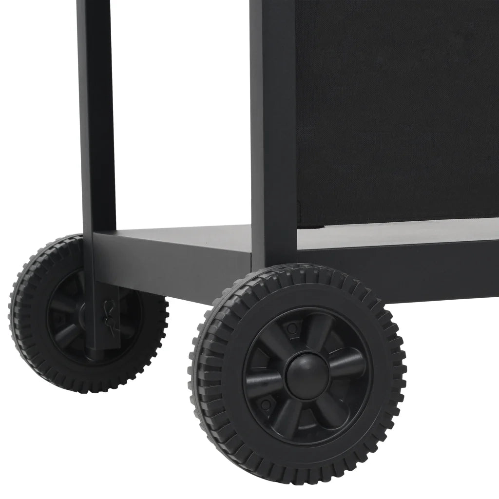 Barbecue Griglia a Gas con 6 Fornelli Acciaio Nero CFW7810473