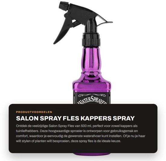 Sprayfles 500 ml - ABS Durevole - Sparatore per Giardinieri - Fieno nebbioso/scarico d'acqua diretto - Facile da utilizzare