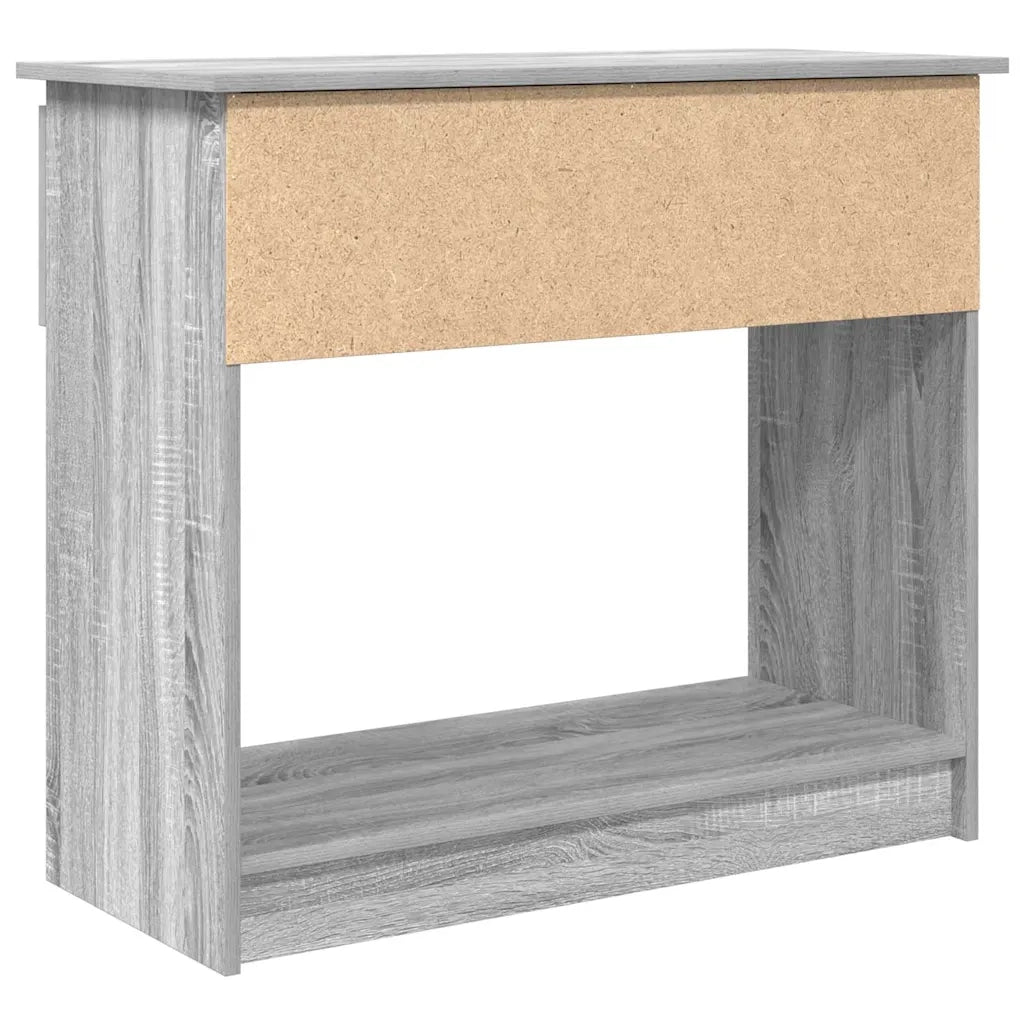 Tavolo Consolle con Cassetti Grigio Sonoma 85,5x38,5x74,5 cm 861396