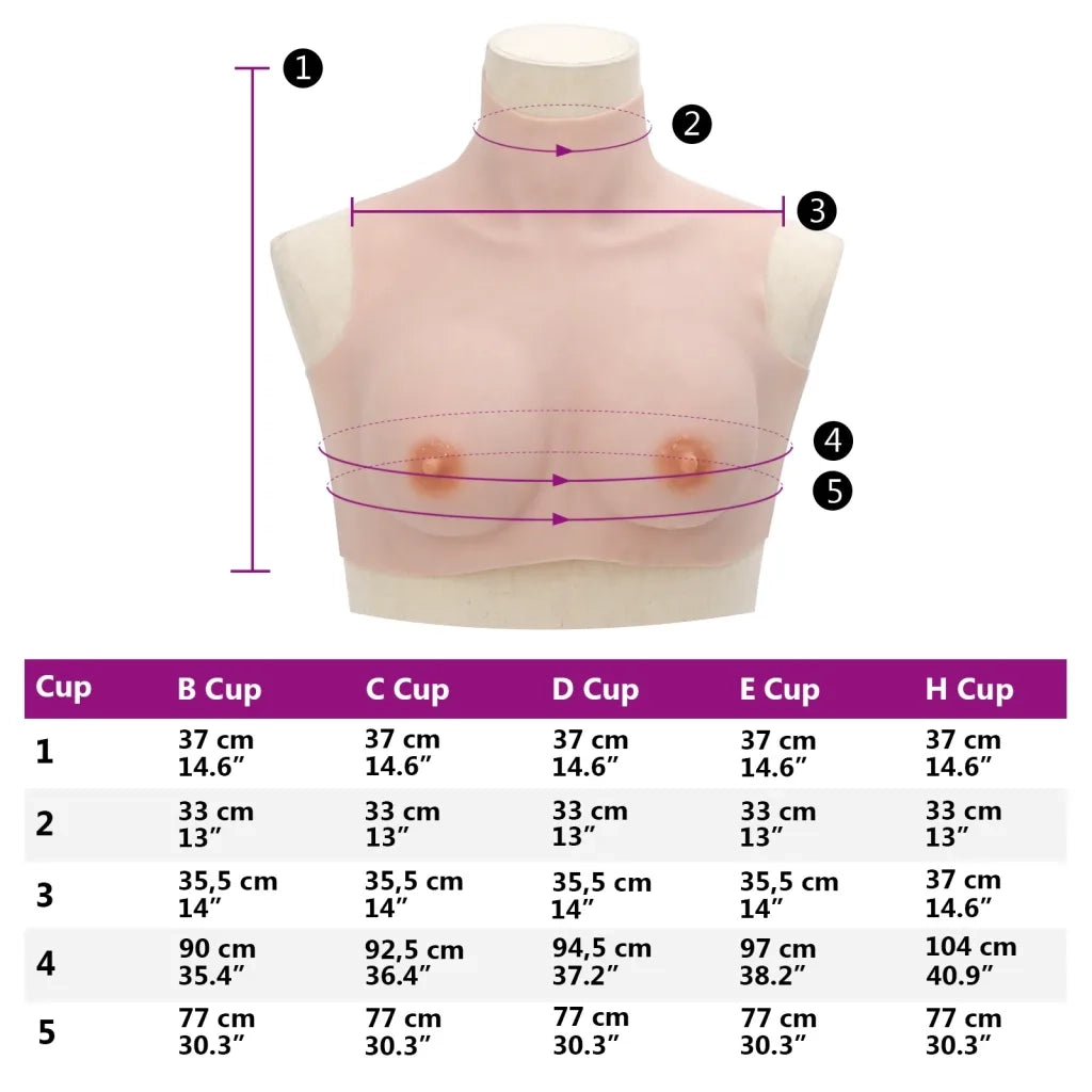 Corpetto in Silicone Caucasico Coppa B CFW7776584